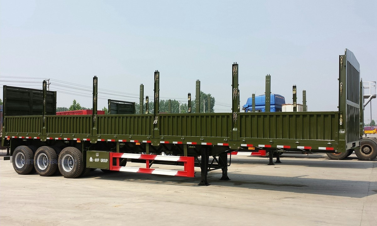 side wall fence trailer with 3 axles side wall fence trailer with 3 axles